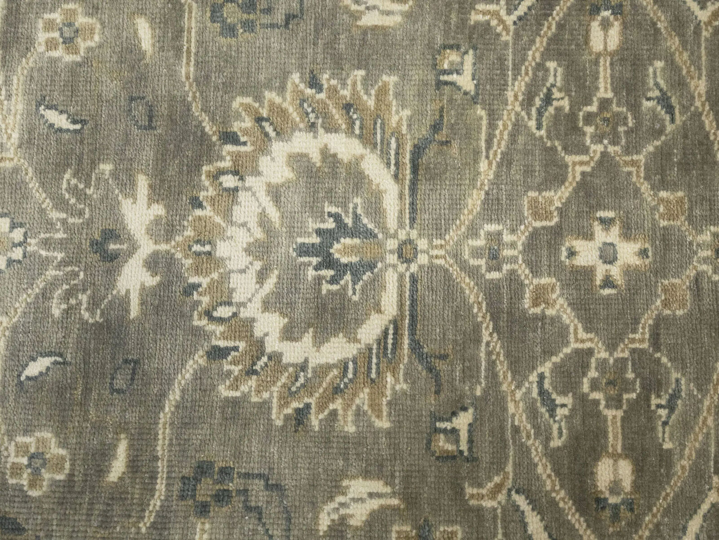 2'6X8 Ft Hand-Knotted Oushak Chobi Wool Runner