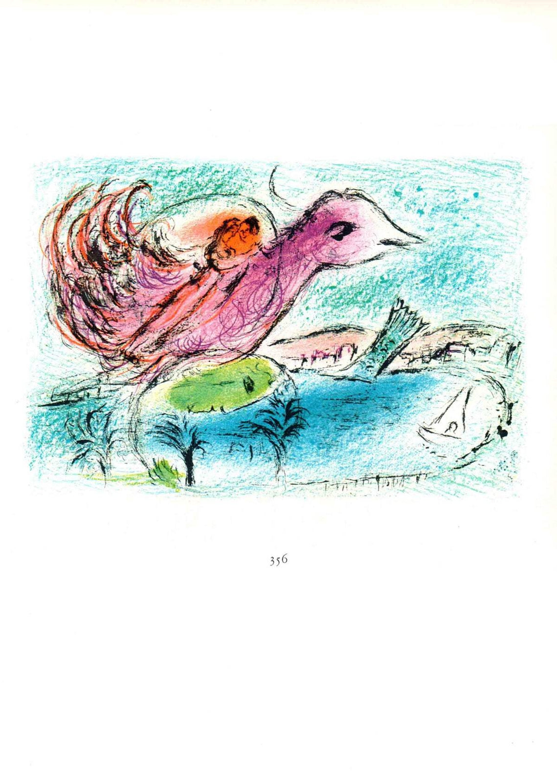 Marc Chagall La Baie " Poster Modernism