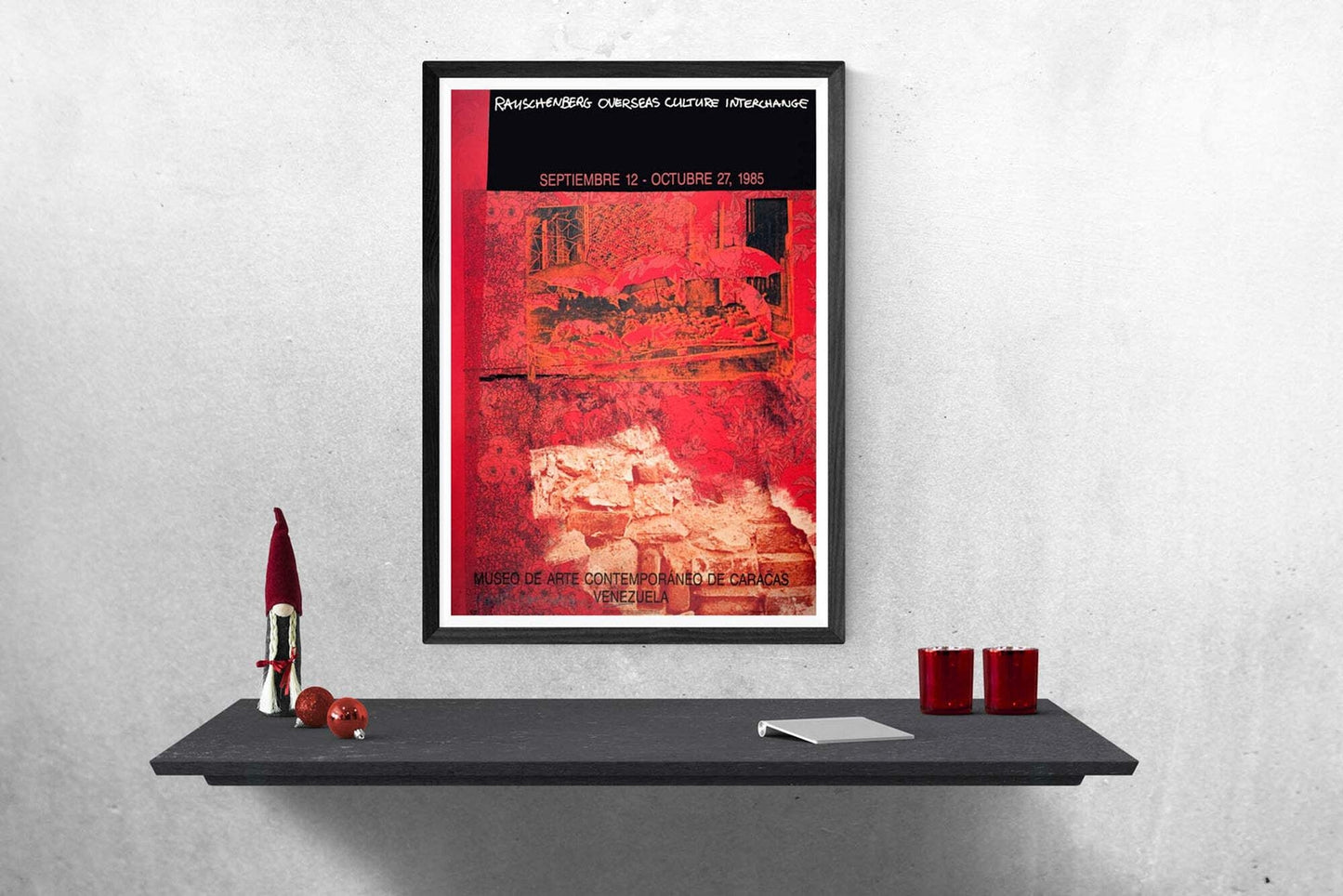 Robert Rauschenberg Roci: Venezuela Signed " Offset Lithograph Po