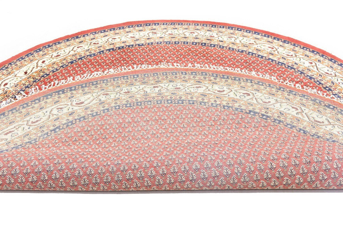 Handmade Tribal Indo Botemir Round Oriental Rug