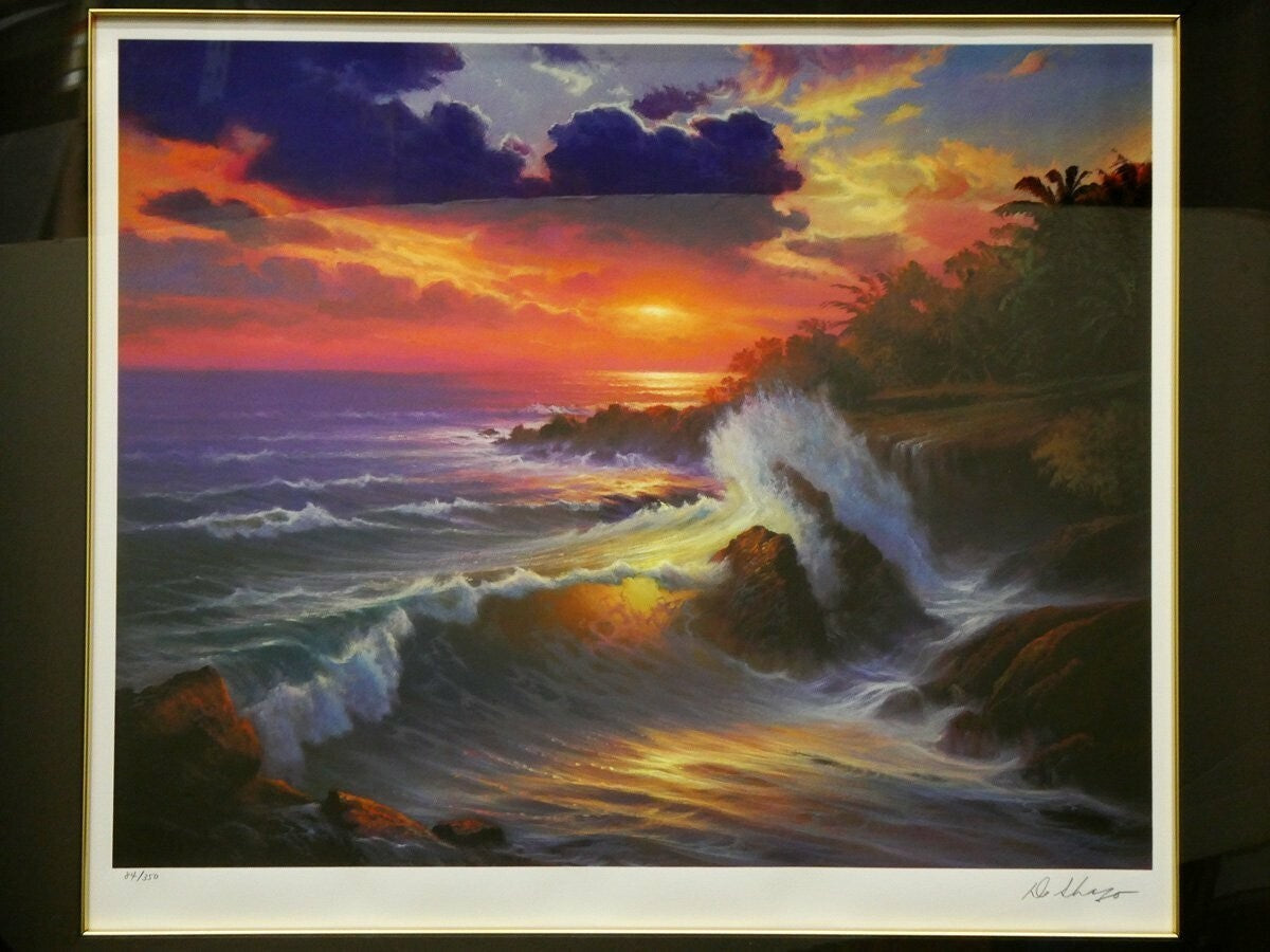 William Deshazo "Crimson Glow" Ed350 Silk Screen