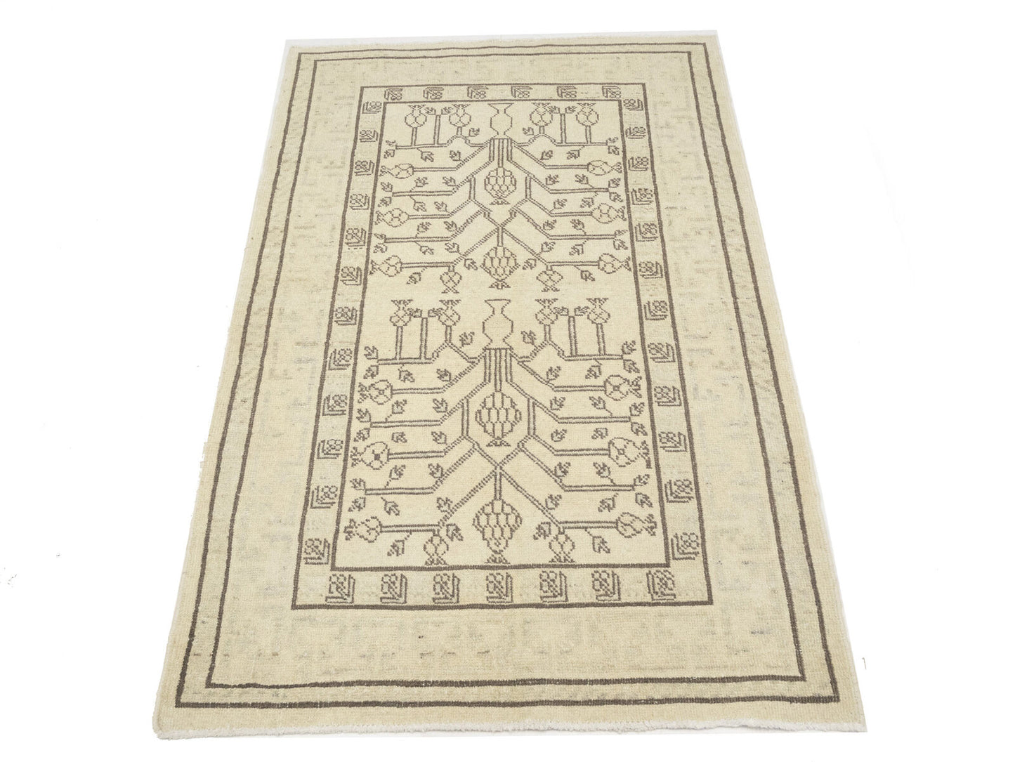 One-Of-A-Kind Handmade Vintage Oriental Rug