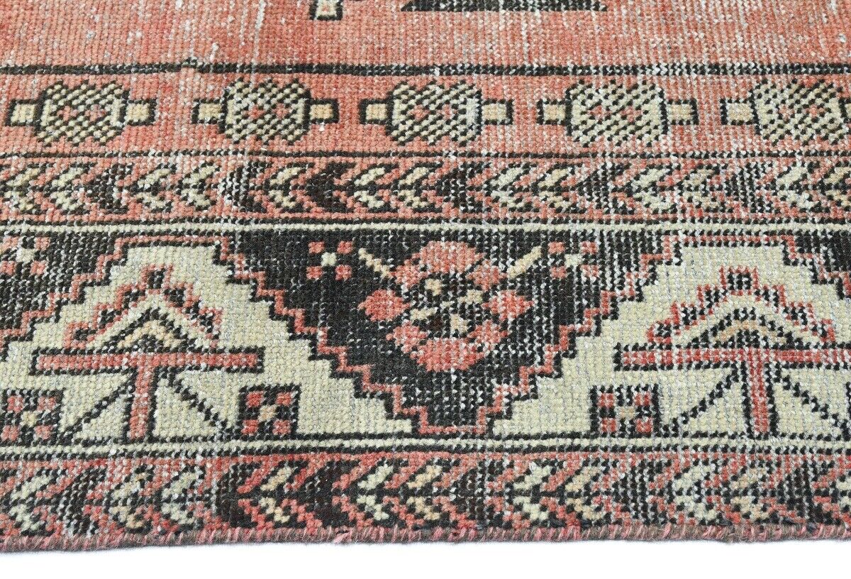 Distressed Antique Tribal Oriental Rug Muted