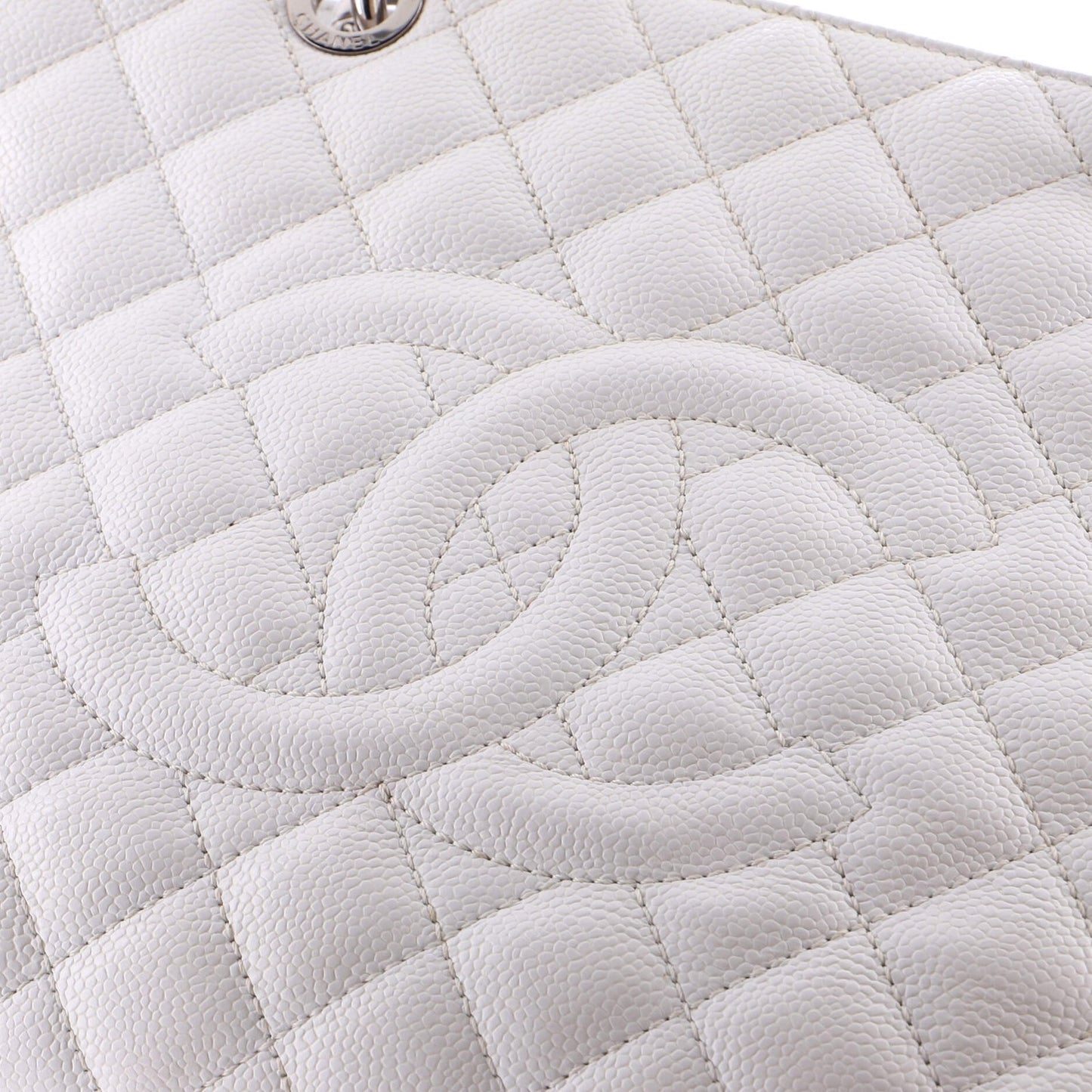 Chanel Grand Shopping Tote Quilted Caviar