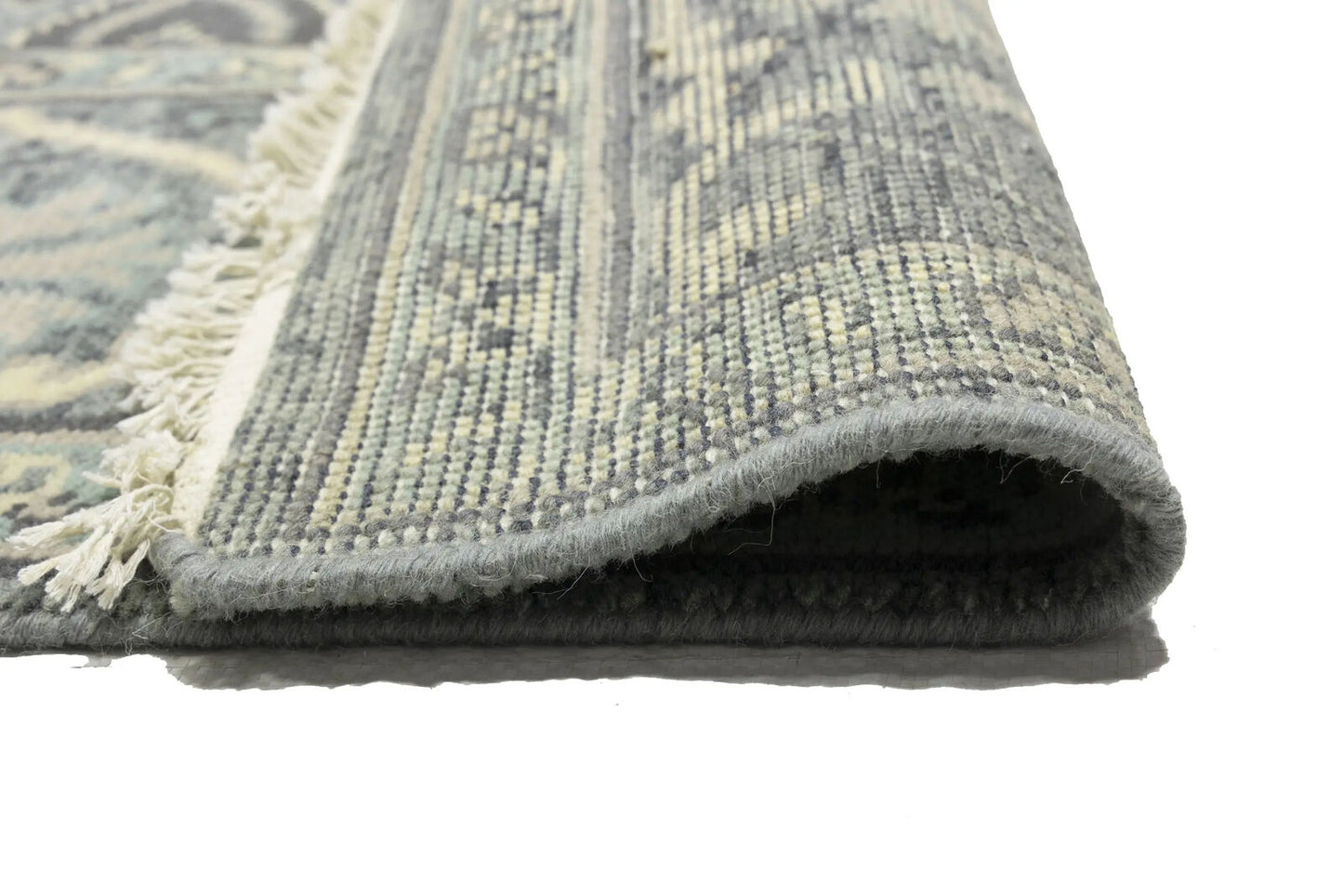Large Oushak Wool Oriental Rug Muted Floral