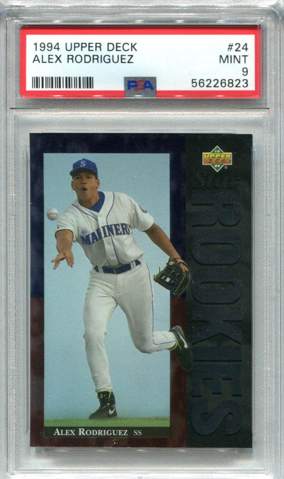 Alex Rodriguez 1994 Upper Deck #24 Psa Mint 9 Card