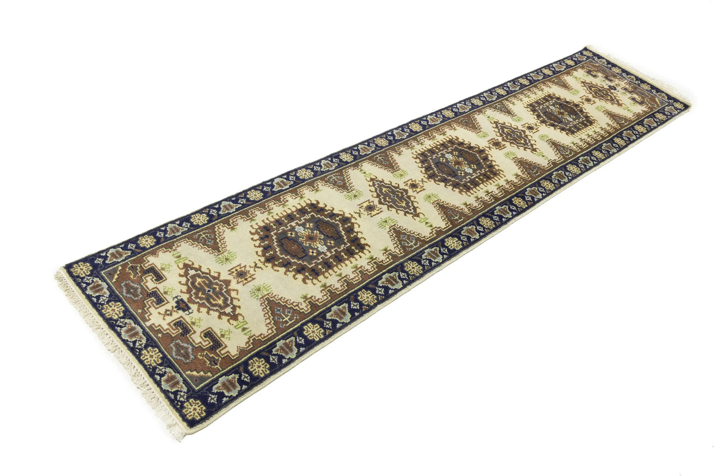 Handmade Wool Oriental Runner Rug Tribal