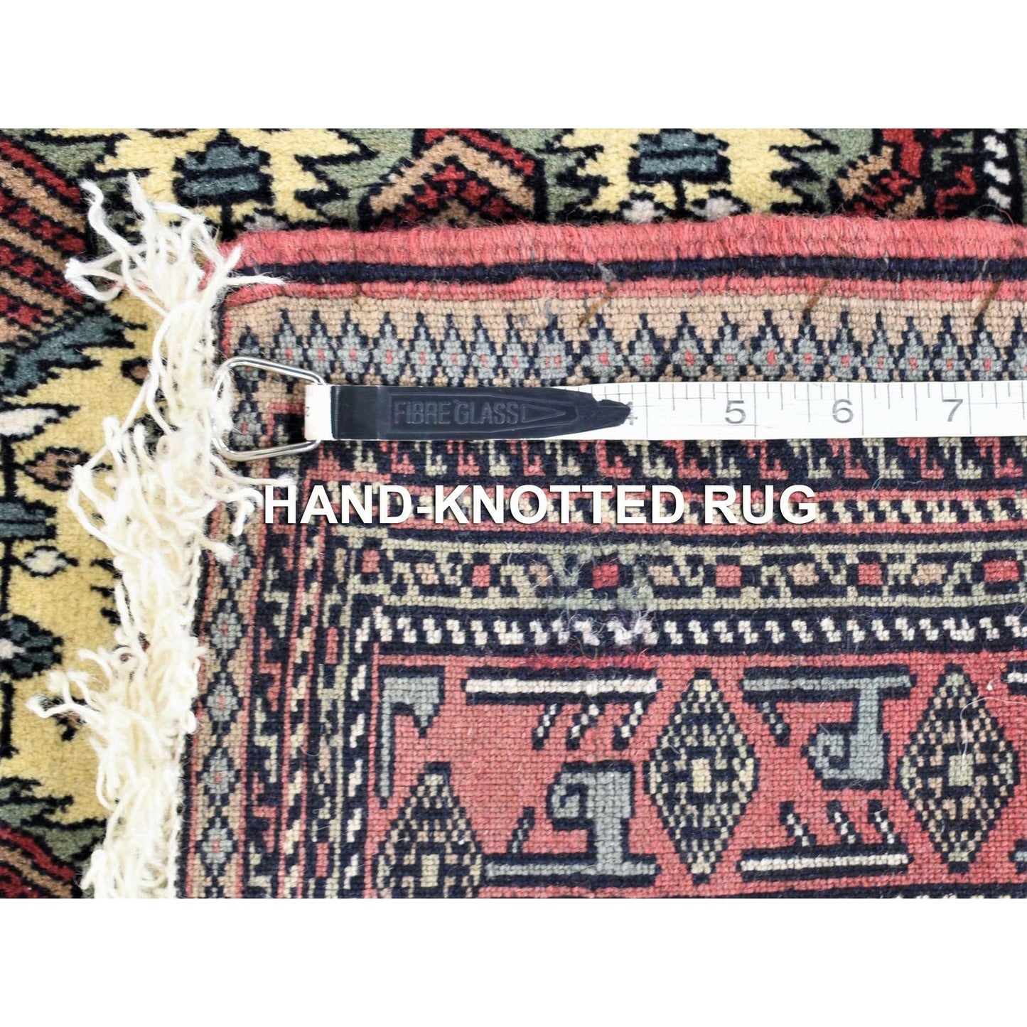 2'10"X13'2" Ivory Tribal Northwest Farsian Wool Hand Knotted Runner Rug