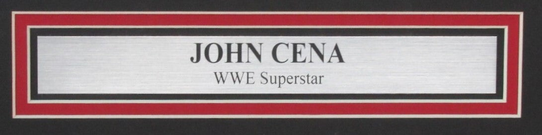 John Cena Wwe Superstar Signed/Framed 16X20 Jsa