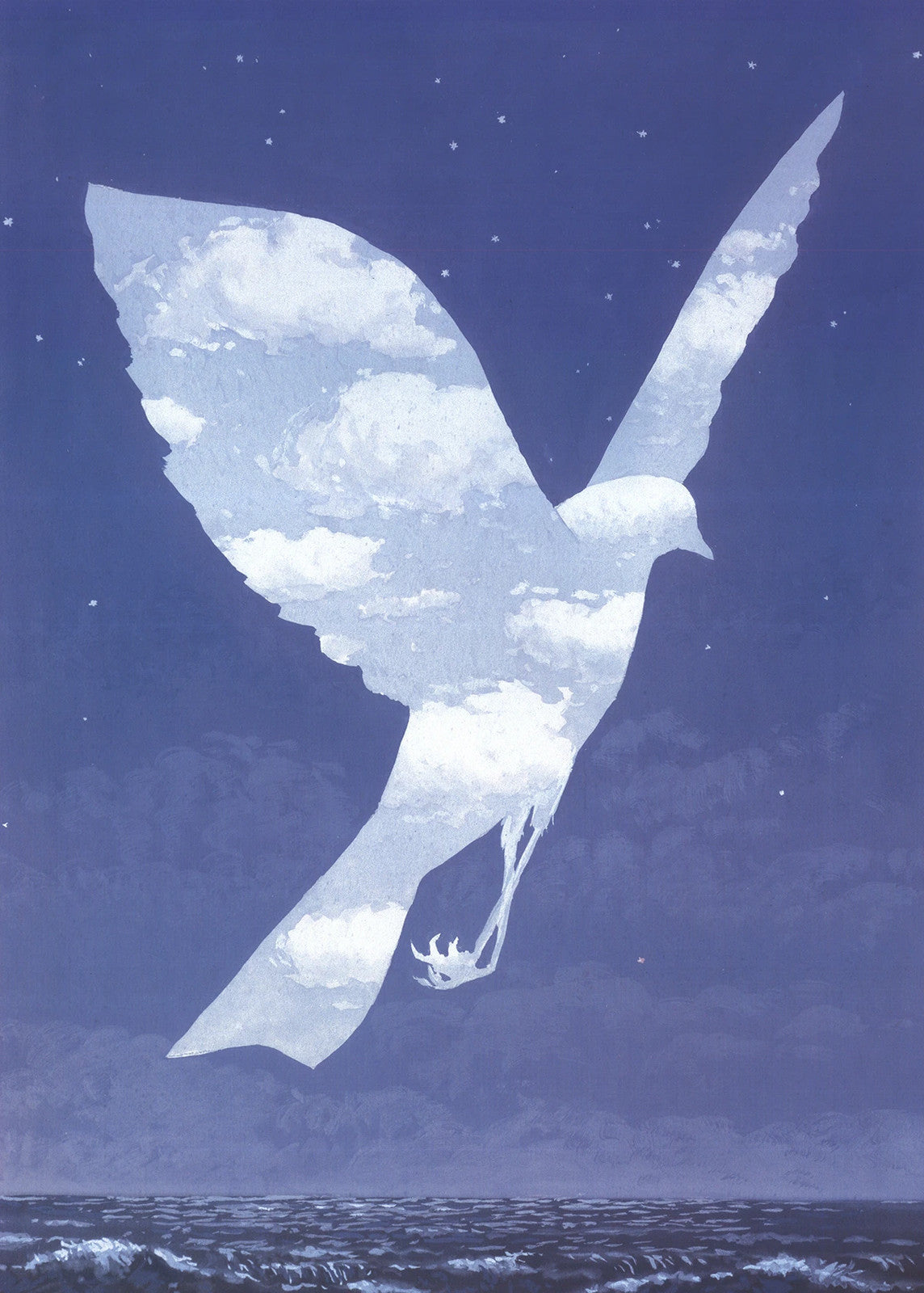 Rene Magritte L'Entree En Scene (No Border) " Poster Surrealis
