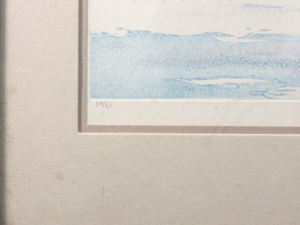 Carol Collette "First Snow" Original Etching