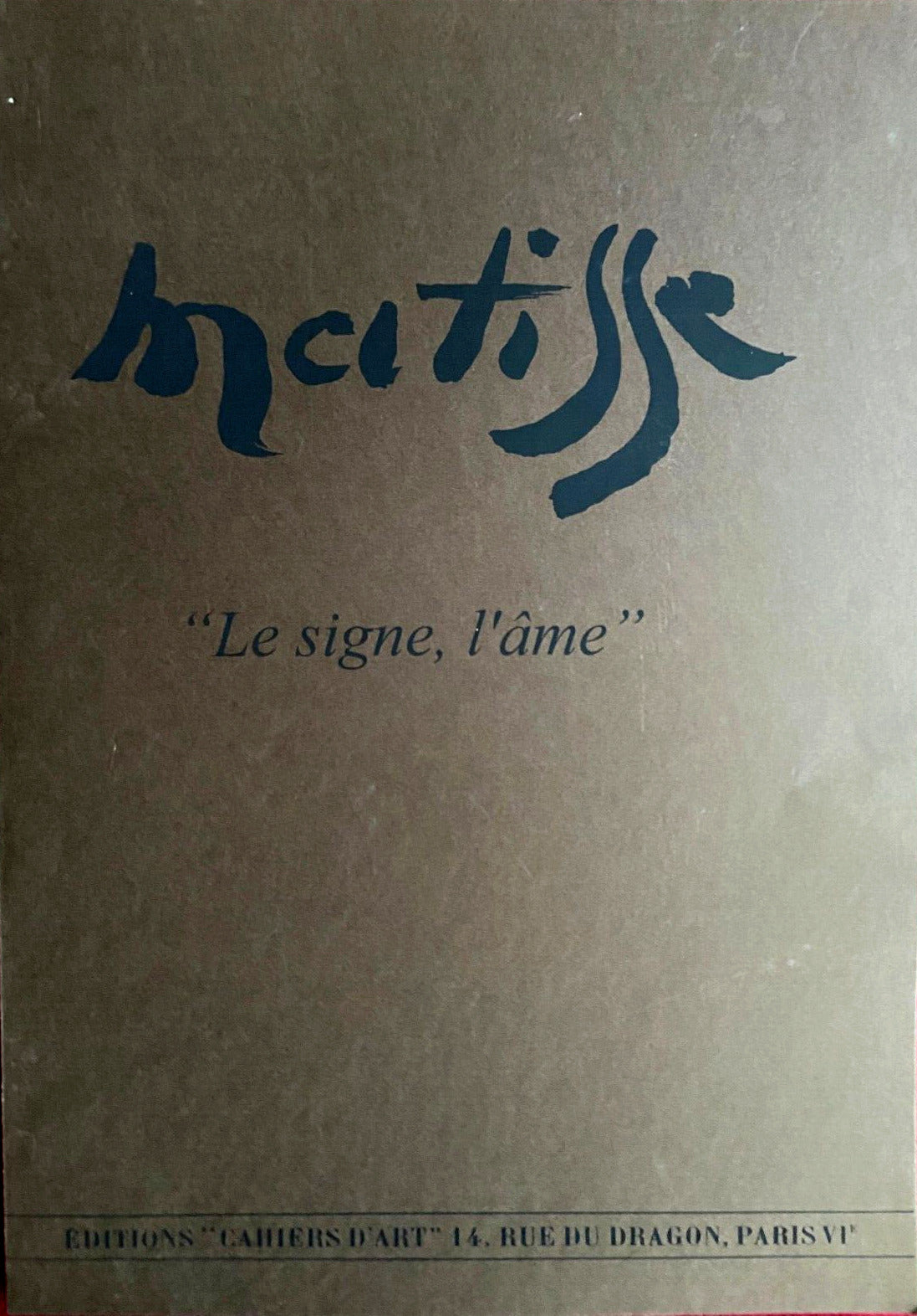 Henri Matisse Lithograph 1960 Coa Contract Signed