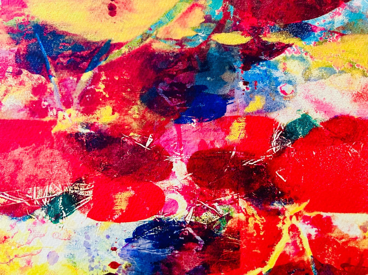 Numbered Sam Gilliam Lithograph with COA in Pencil