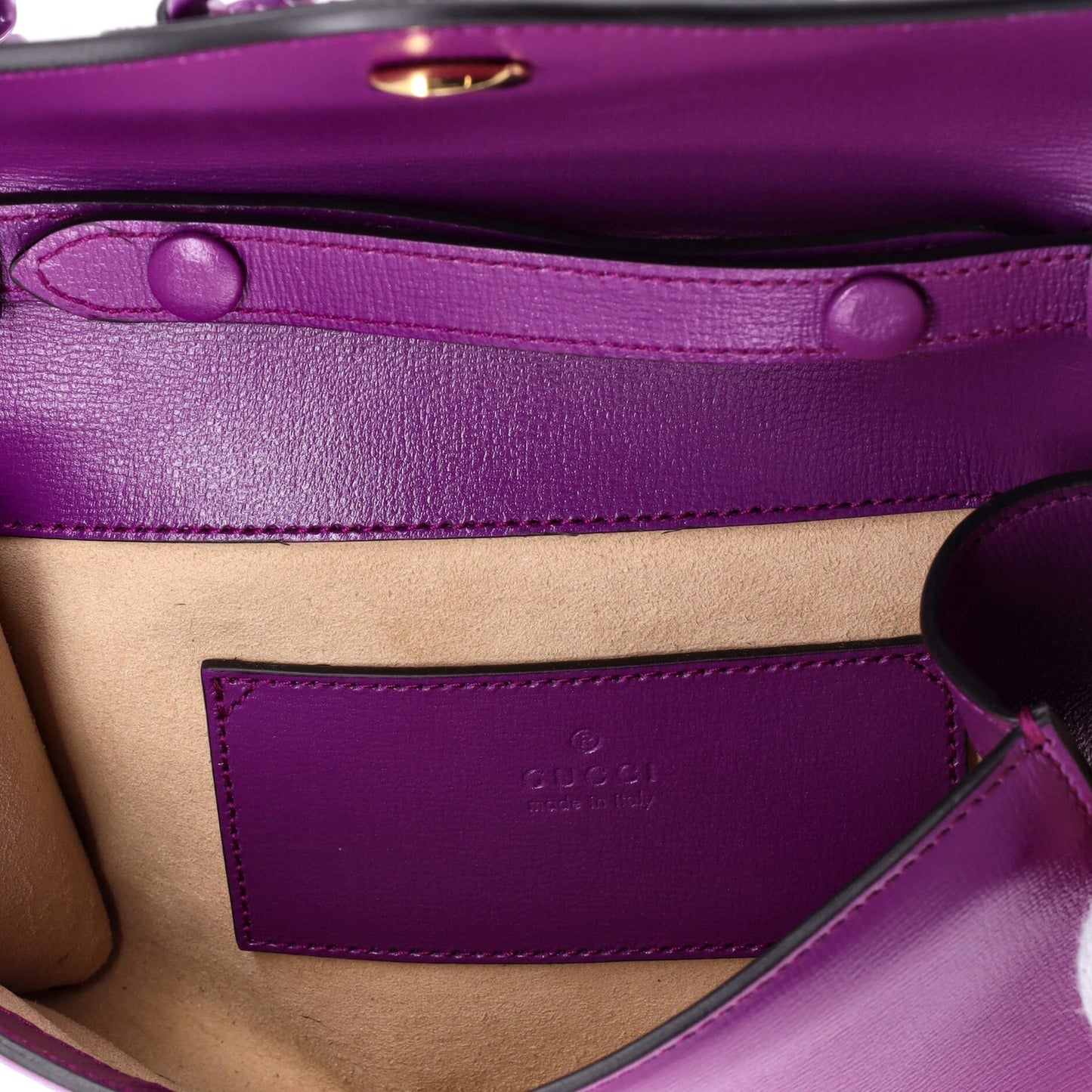 Gucci Horsebit 1955 Curved Flap Shoulder Bag Leather Mini