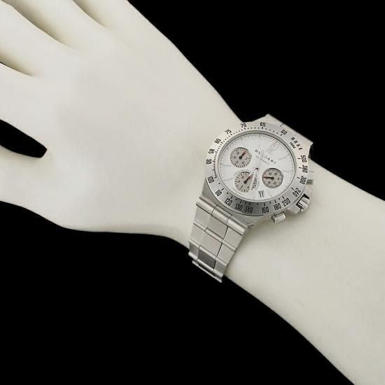 Bvlgari Diagono Tachymetric Chronograph Ch40Sta Ch40Wssdta