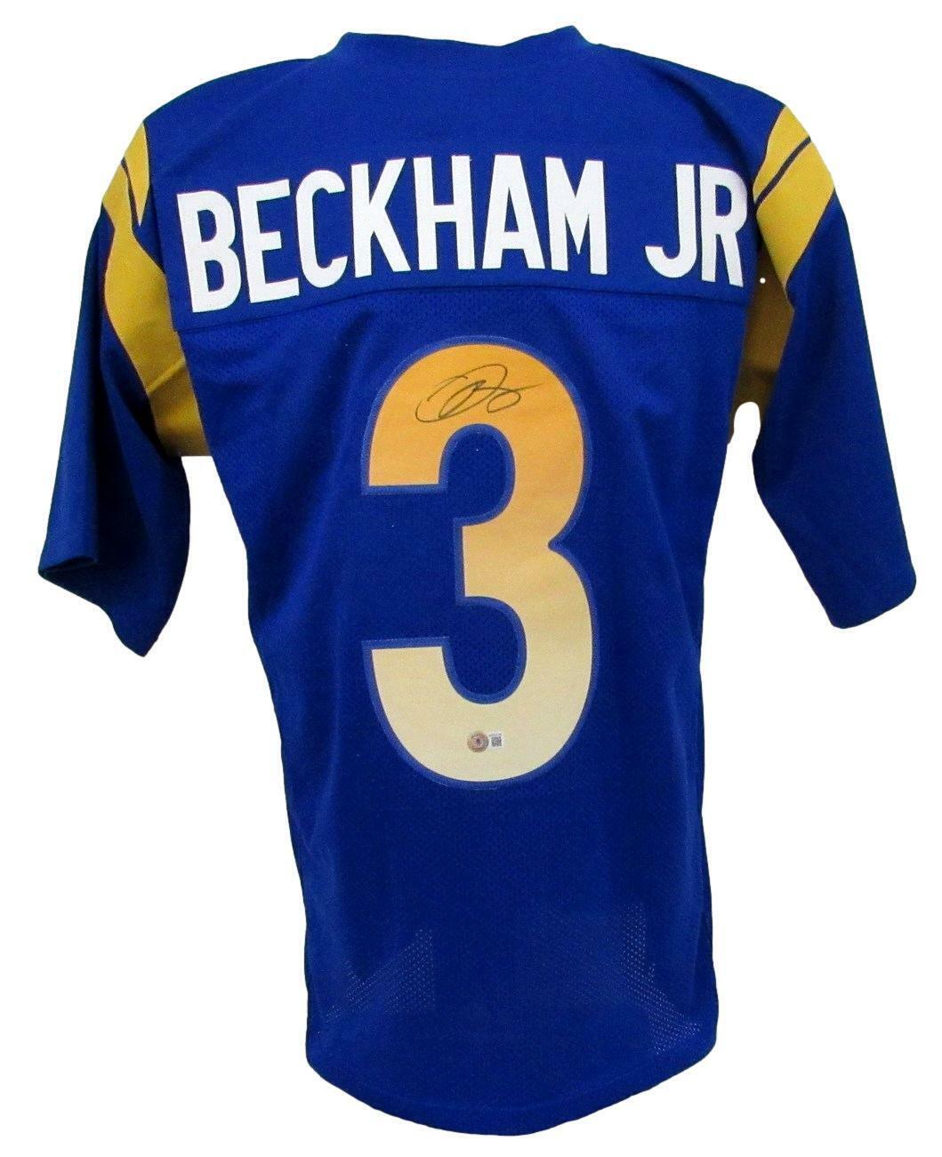 Odell Beckham Jr. Signed/Auto La Rams Custom