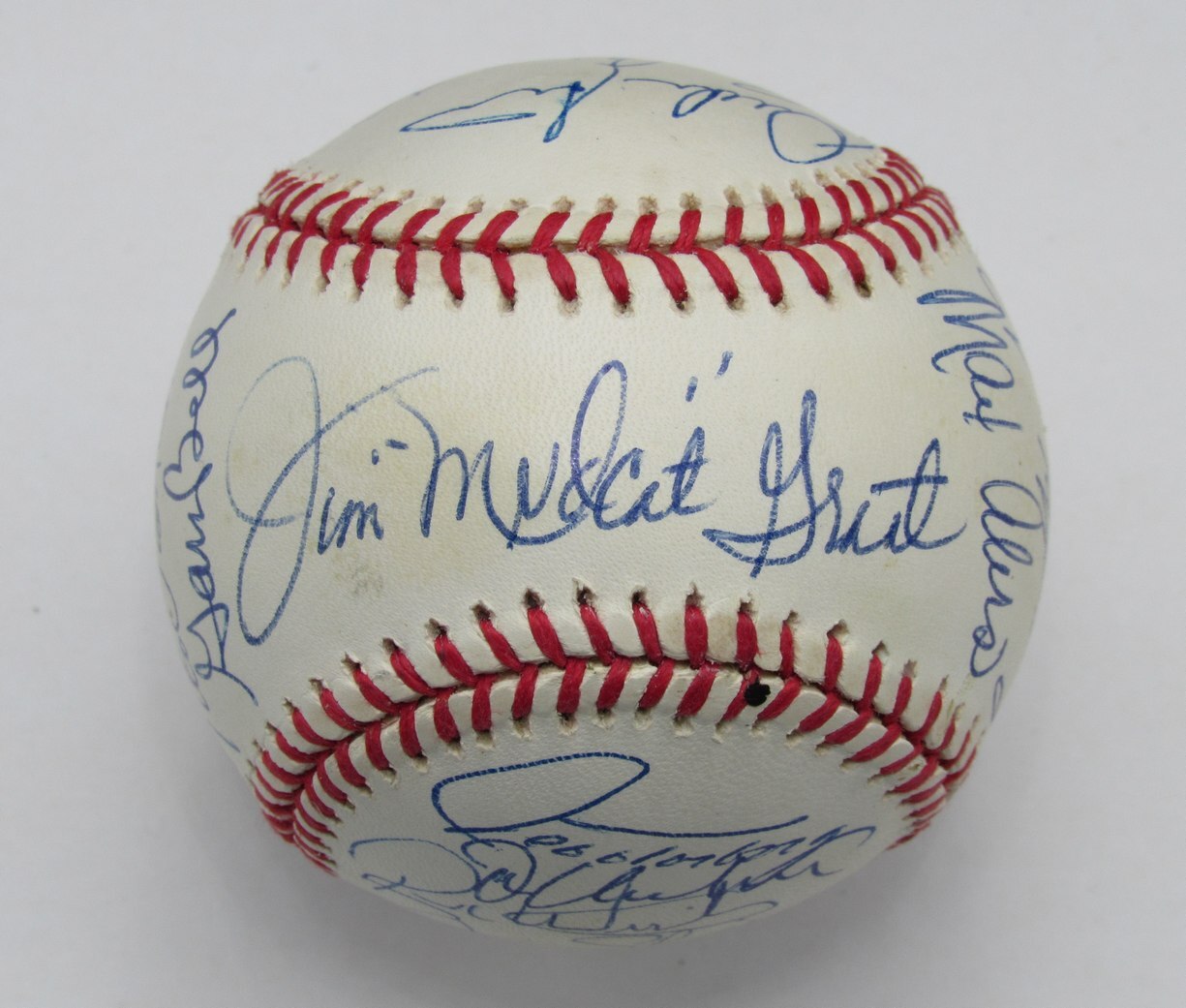 Cleveland Indians Team Signed By 21 Oal Baseball Grant Torborg Barker 191896