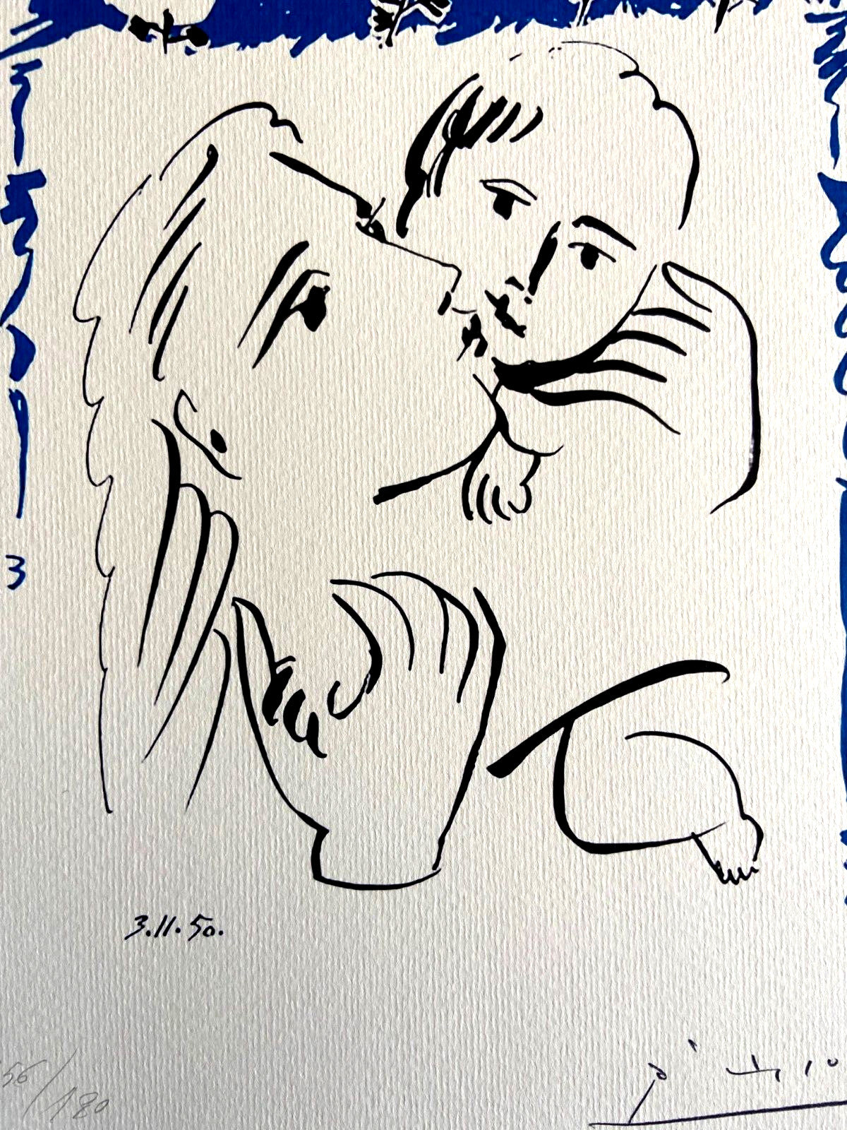 Pablo Picasso Lithograph Coa Signed By Hand