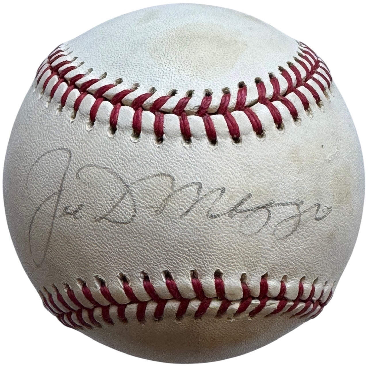 Joe Dimaggio Autographed American League Bobby