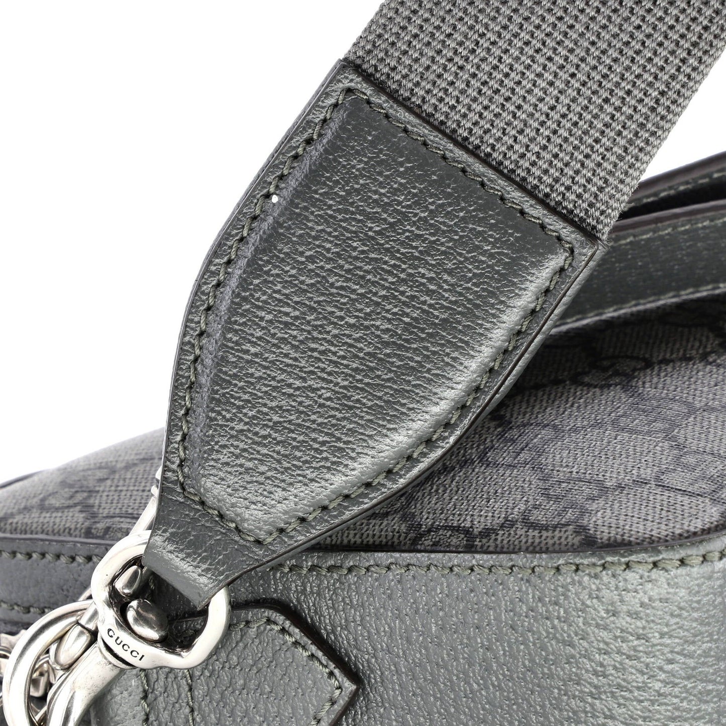 Gucci Ophidia Zip Wristlet Shoulder Bag Gg Coated Canvas Small