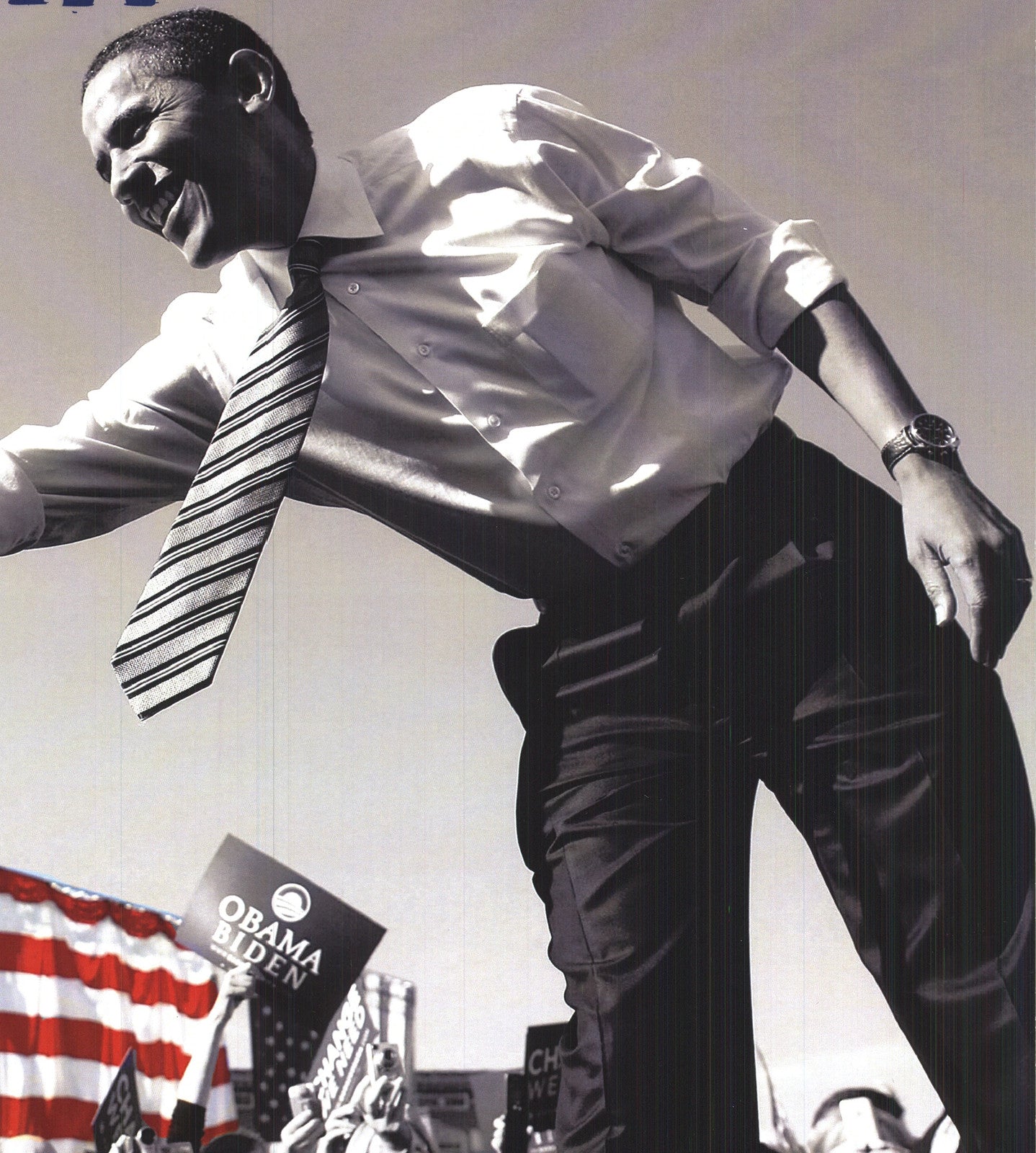 Joe Raedle Barack Obama: Yes We Can (Crowd) " Offset Lithograph