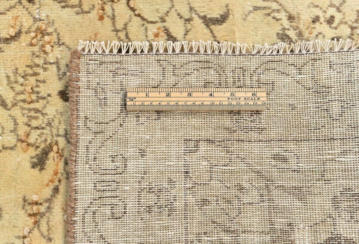 Hand-Knotted Antique Oriental Rug Distressed