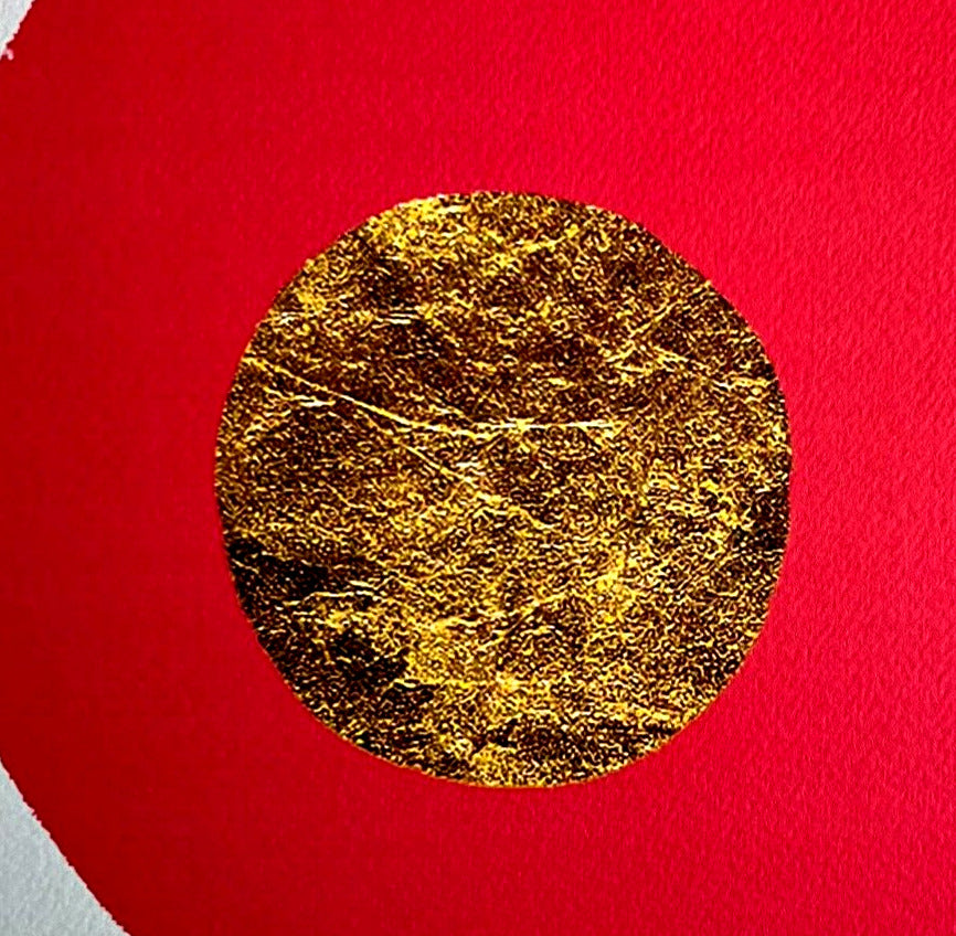Lucio Fontana Lithograph Coa Signed With Pen