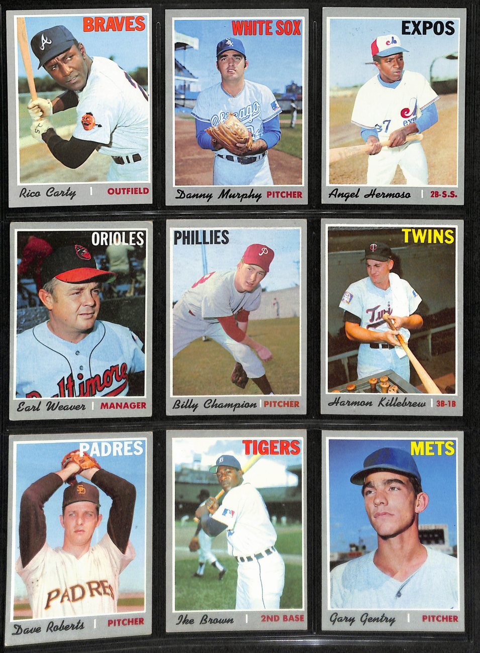 1970 Topps Baseball Card Complete Set (1-720)
