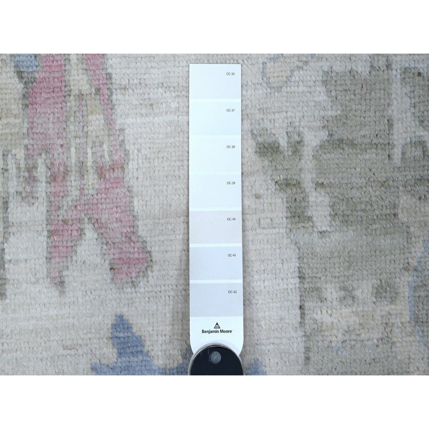 5'9"X8'9" White Afghan Angora Oushak Tribal Floral Design Oriental Rug