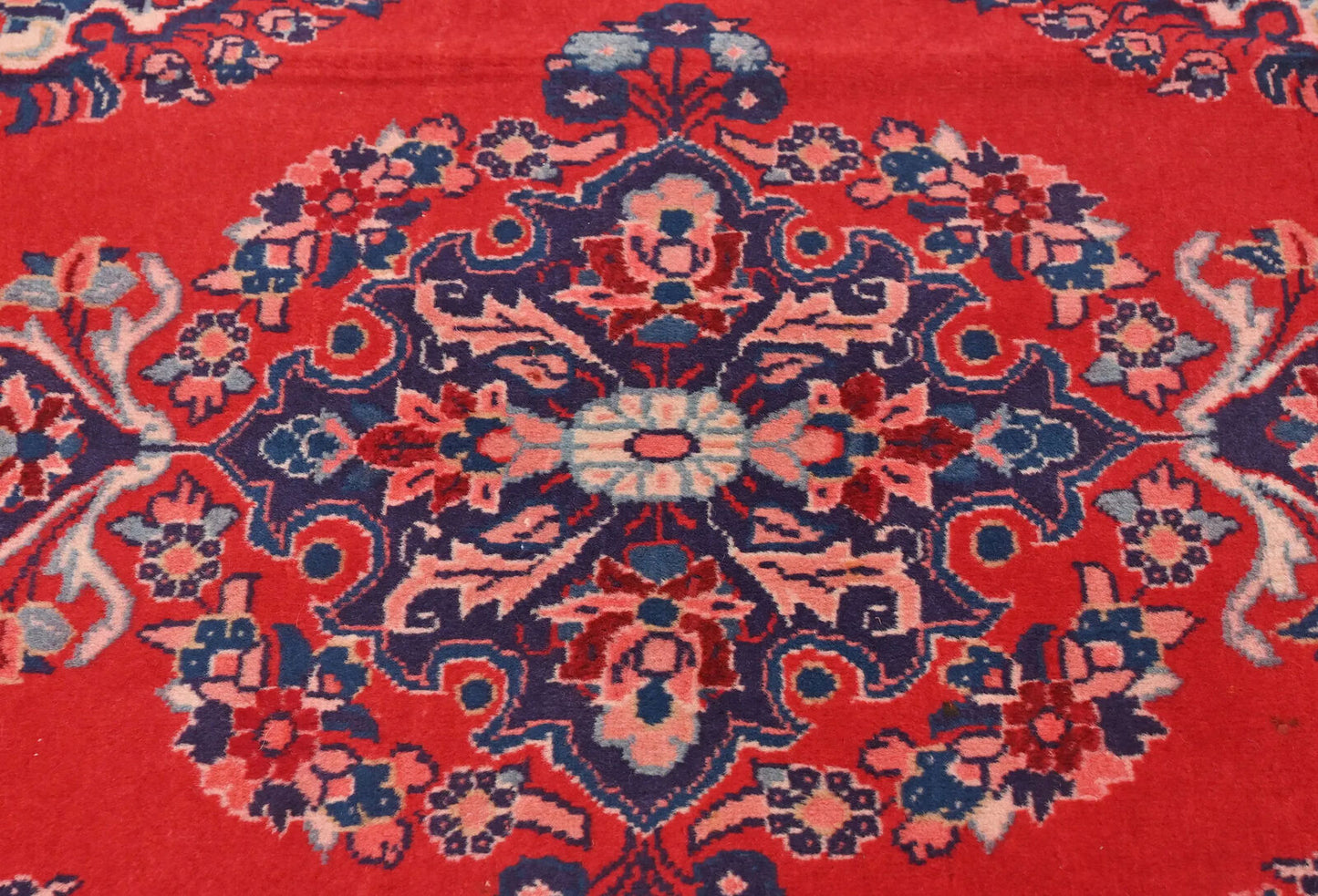 2'2X3'8 Ft Handmade Oriental Area Rug Red Tribal