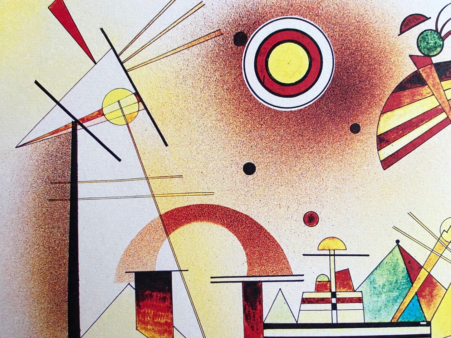 Wassily Kandinsky Lithograph Coa Josef Albers
