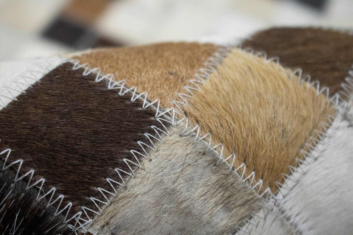 Handcrafted Multicolored Cowhide Leather