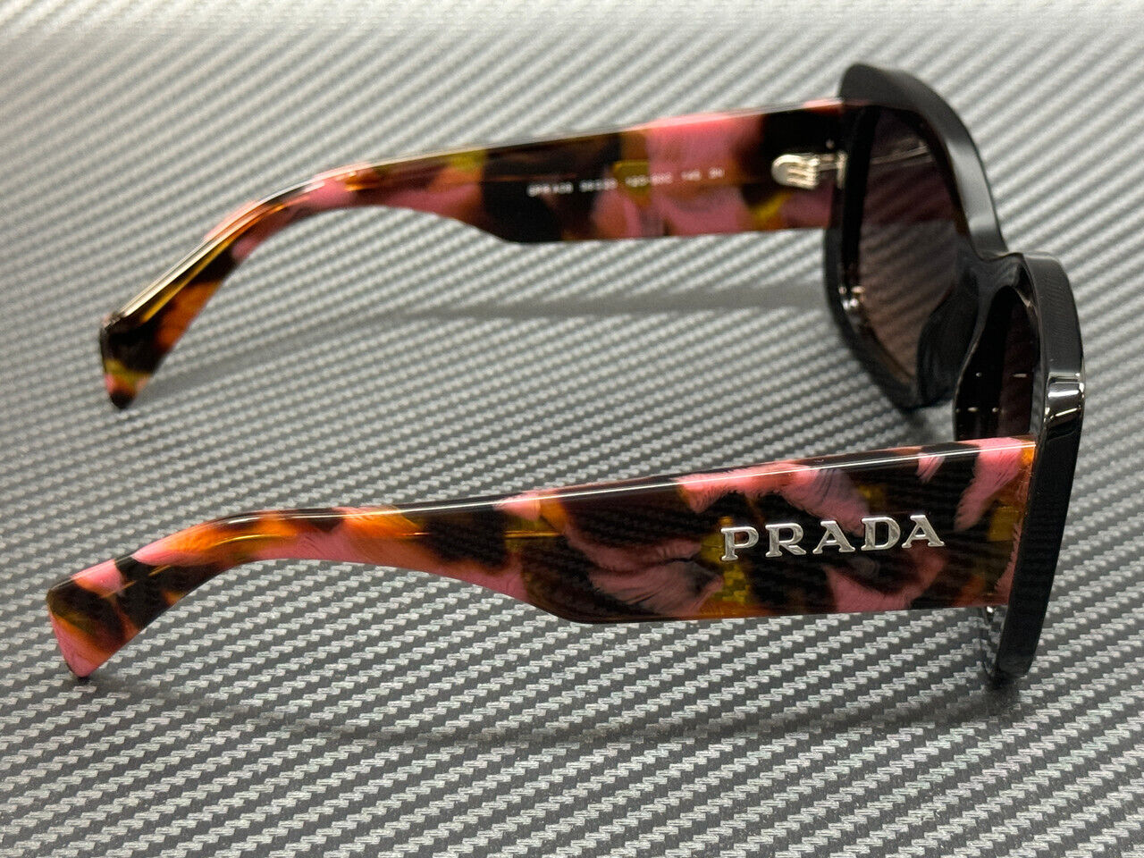 PRADA PR A08S 12O50C Black Grey Gradient Women's