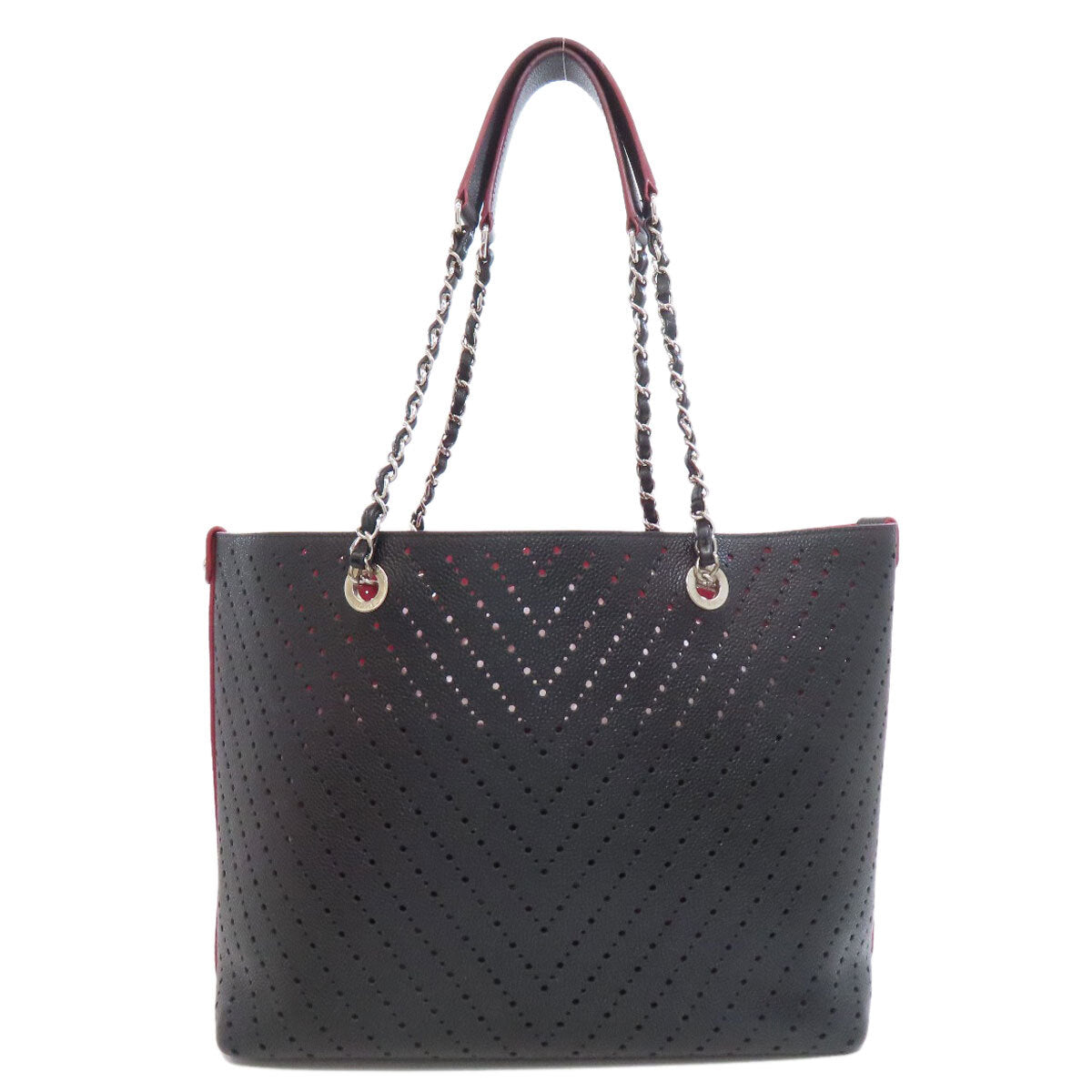 Chanel Tote Bag Chain Tote Punching