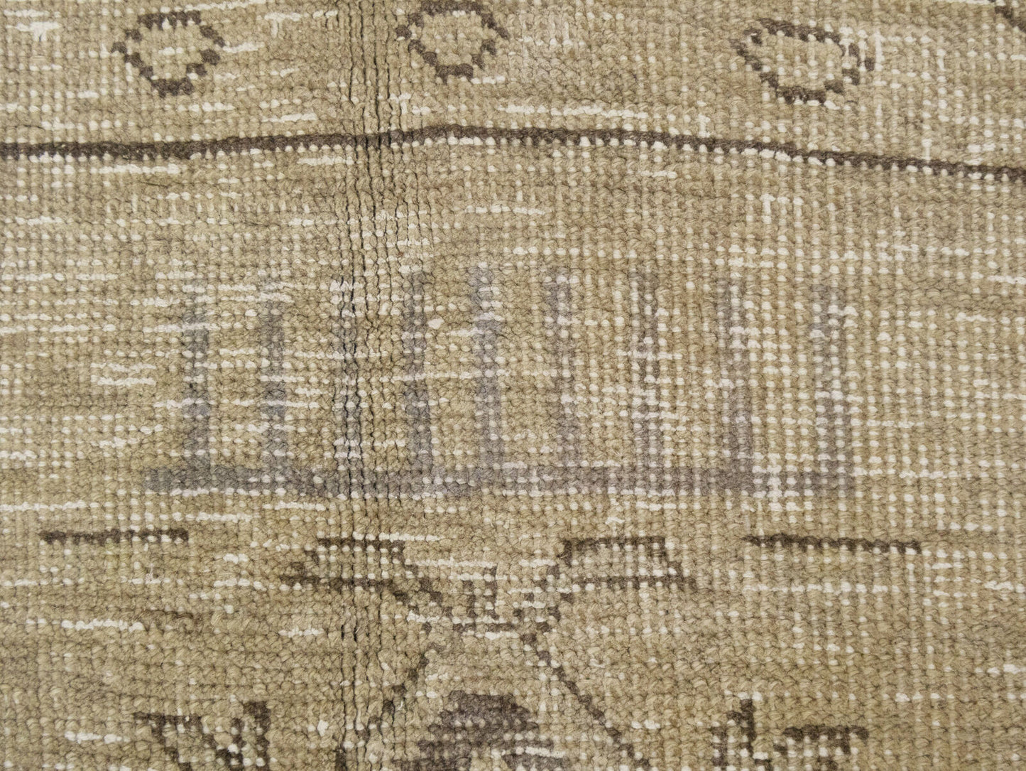 Semi-Antique Handmade Floral Oriental Rug Vintage