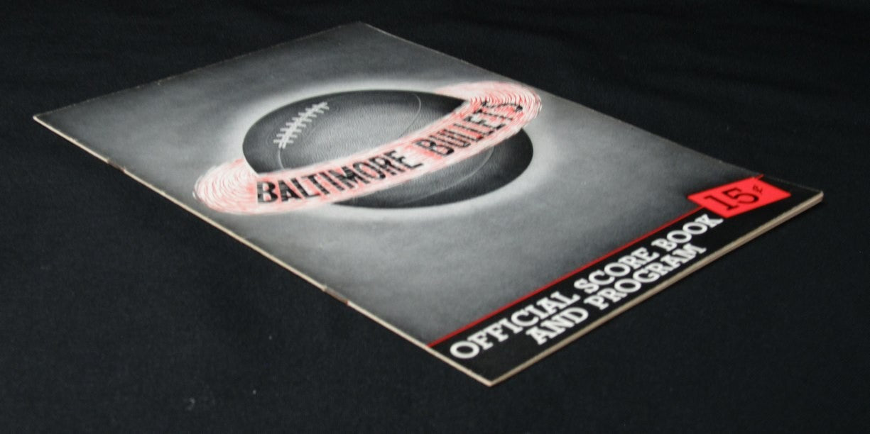 1946-47 NBA Program Baltimore Bullets vs. Newark Bobcats 198265