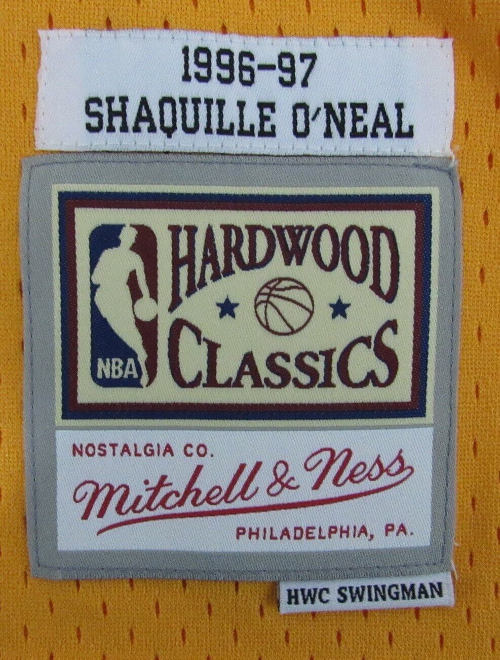 Shaquille O'Neal Hof Autographed Mitchell & Ness