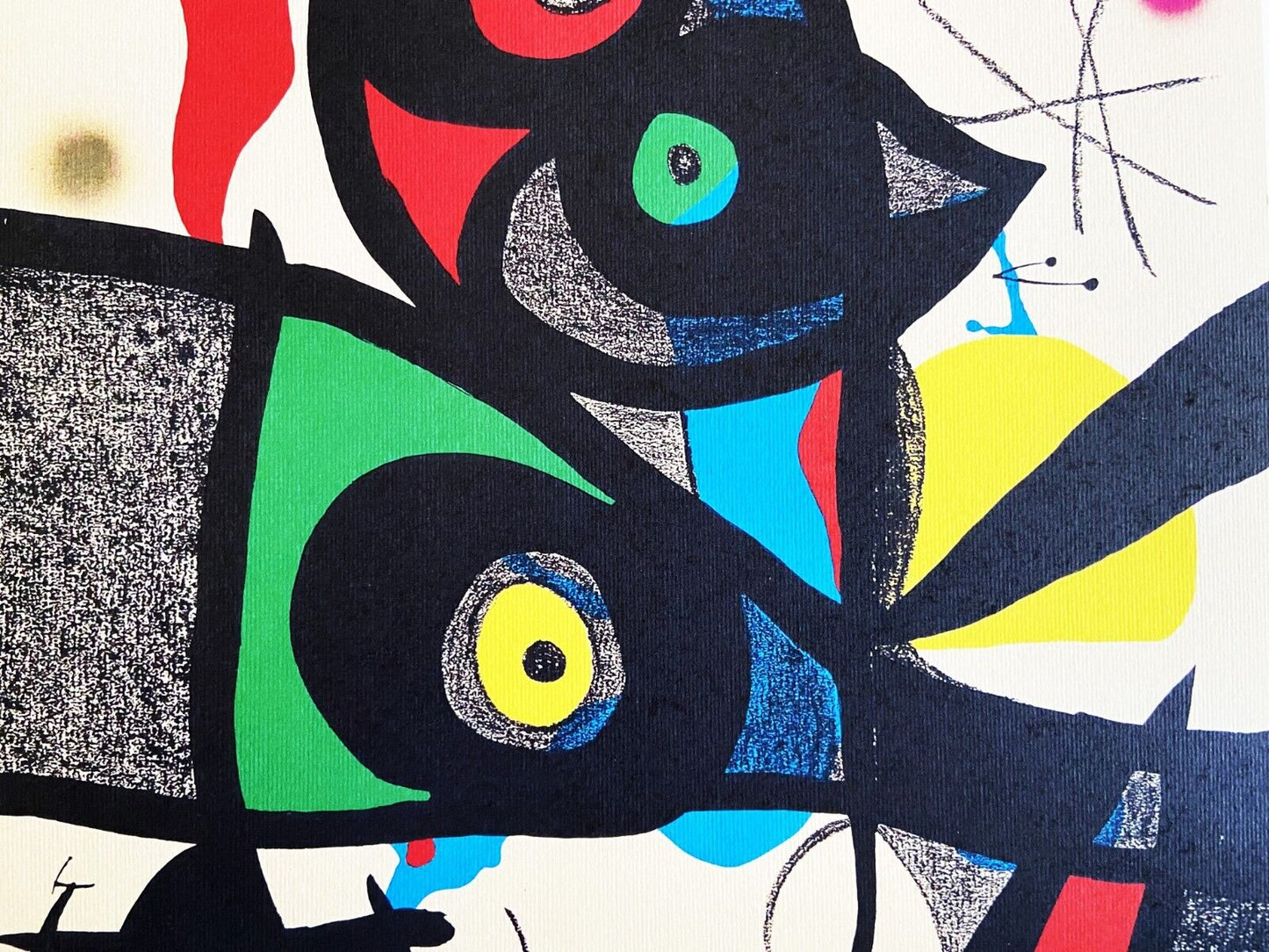 Joan Mir Lithograph Poligrafa Barcelona 1973