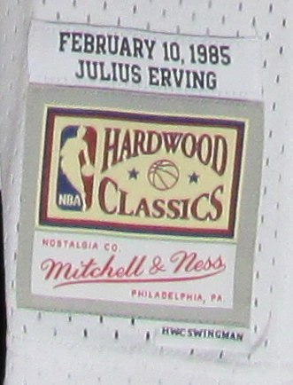 Julius Erving Hof Autographed Mitchell & Ness
