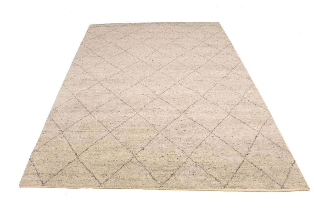 6X9 Ft Handmade Moroccan Oriental Rug Geometric