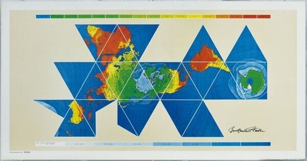 Buckminster Fuller 1979 Offset Lithograph