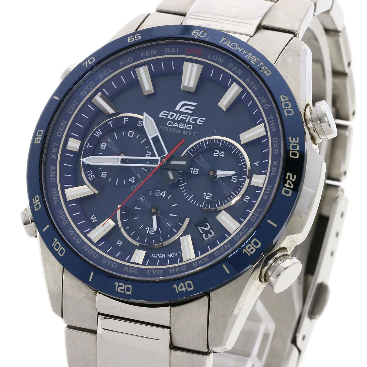 Casio Edifice Watches Eqw-T650Db2Ajf Stainless Steel/Stainless Steel Mens