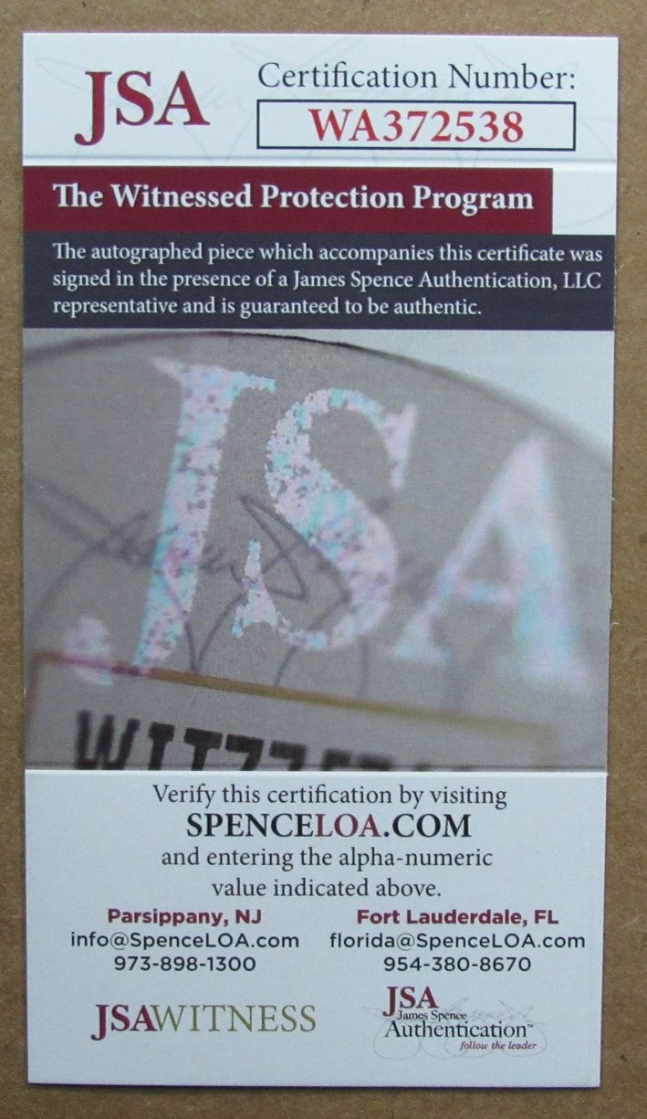 Lawrence Taylor Hof Autographed 16X20 Photo New York Giants Framed Jsa 183363