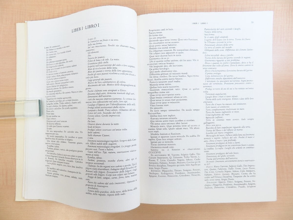 Plinii Naturalis Historia - Plinio Storia Naturale 5-Volume Set, 1984-1987 Italy