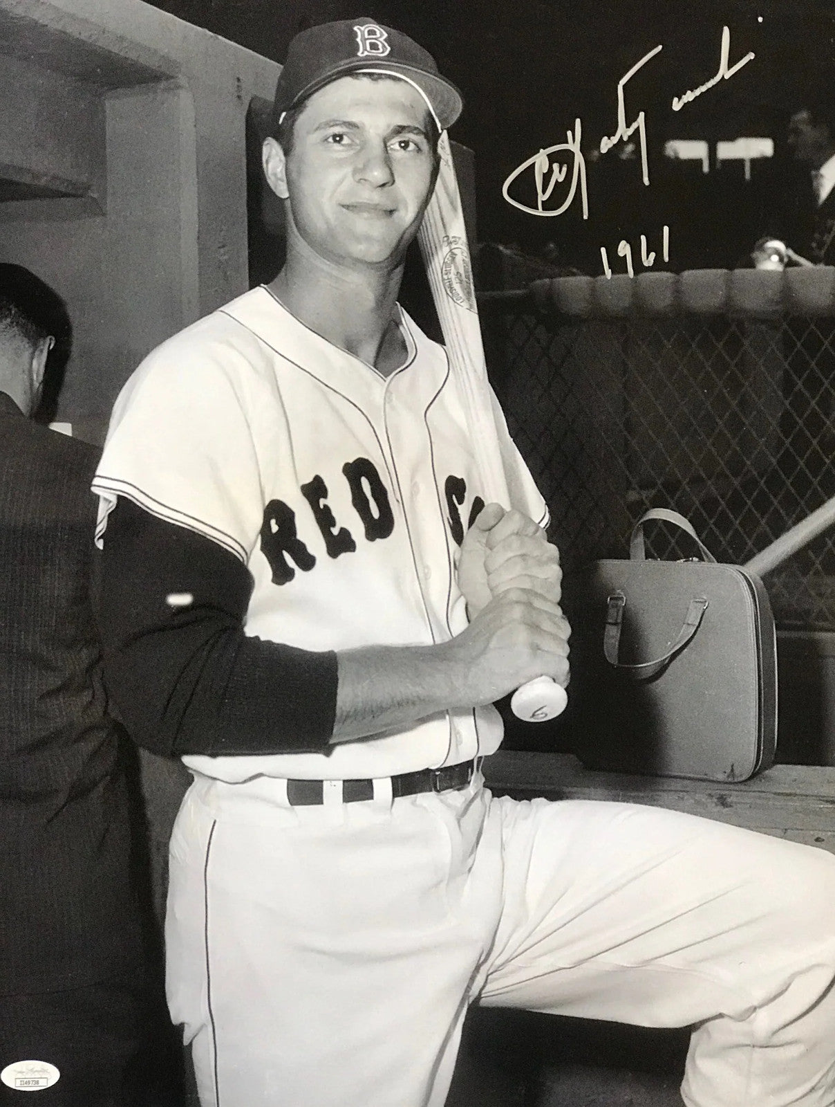Carl Yastrzemski Autographed 16X20 Photo (Jsa)