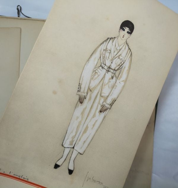 Georges Lepape Costumes De Thtre Ballets Divertissements Pochoir Art Deco 1920