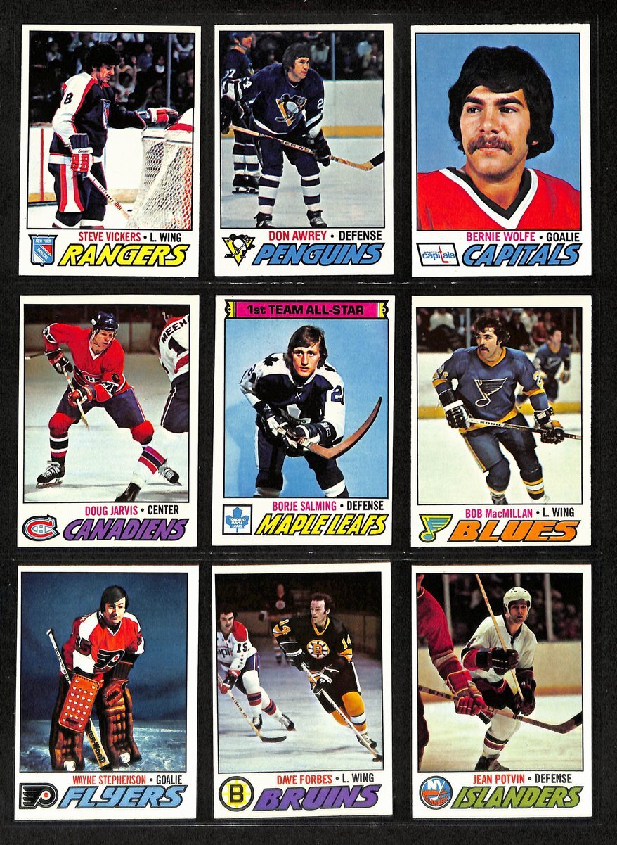 1977-78 Topps Hockey Cards Complete Set (1-264)