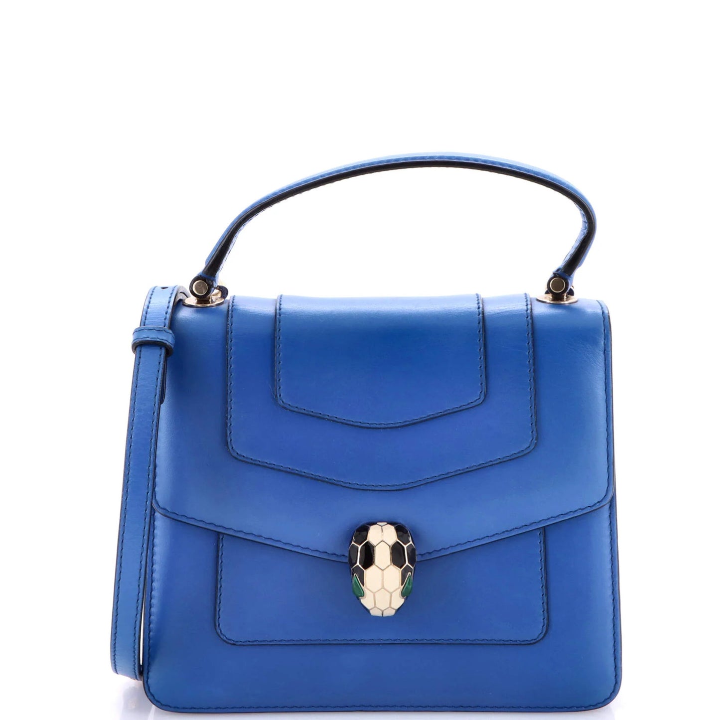 Bvlgari Serpenti Forever Top Handle Bag Leather Small