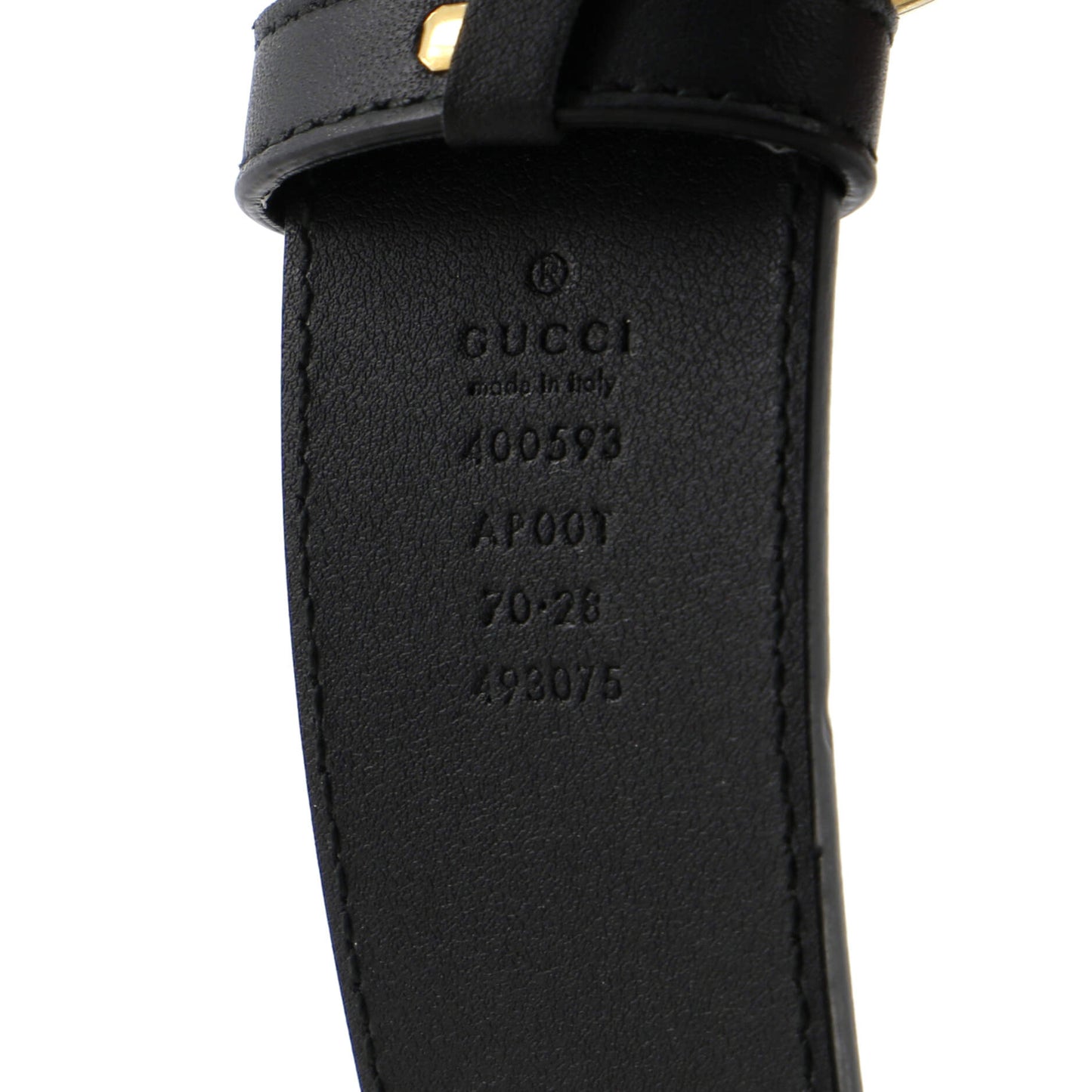 Gucci Gg Marmont Belt Leather Wide