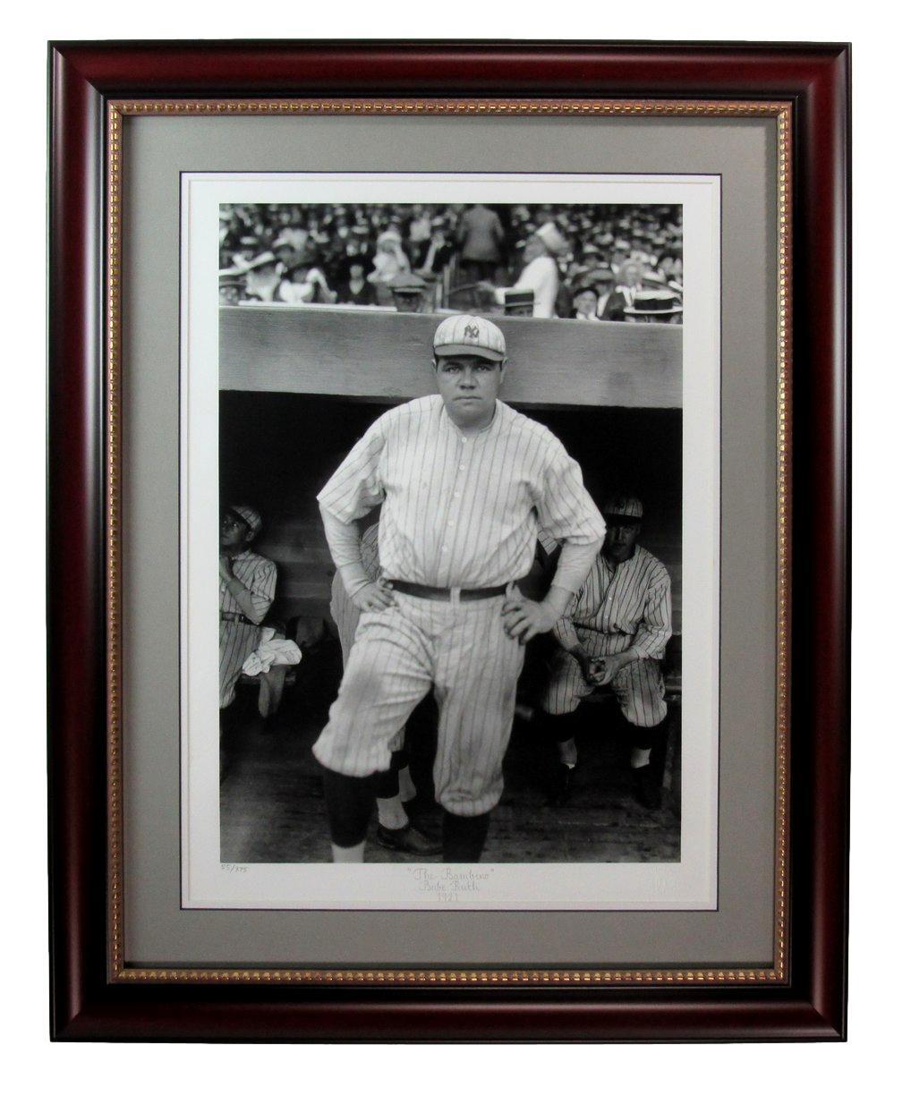 Babe Ruth Hof 16X20 Photo New York Yankees Framed
